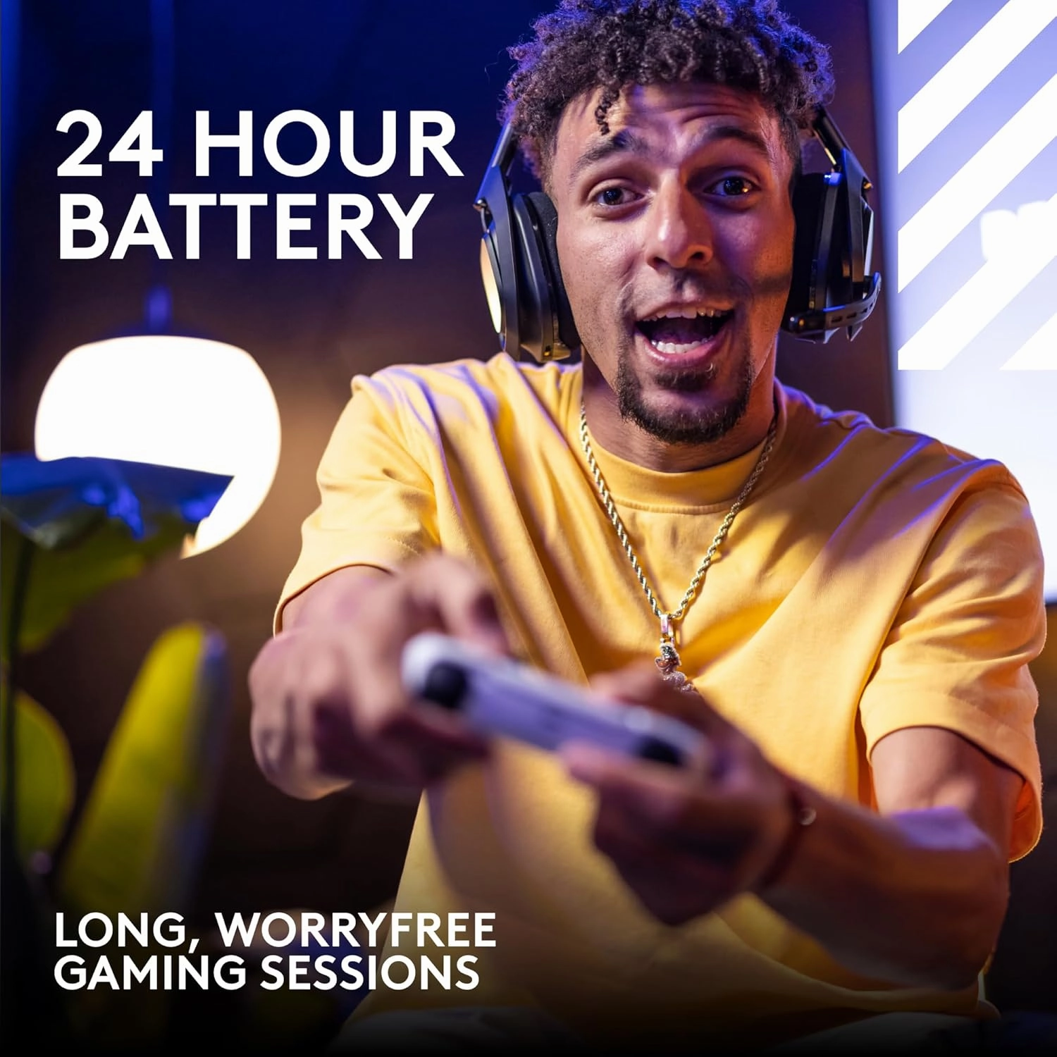Logitech G Astro A50 X Omni-Platform Wireless Gaming Headset   Base Station for PS5, Xbox, PC: PLAYSYNC Video & Audio Switcher, HDMI 2.1 4K 120Hz VRR, <24 bit/48 kHz, 24hr Battery, 2.4GHz & BT - Black