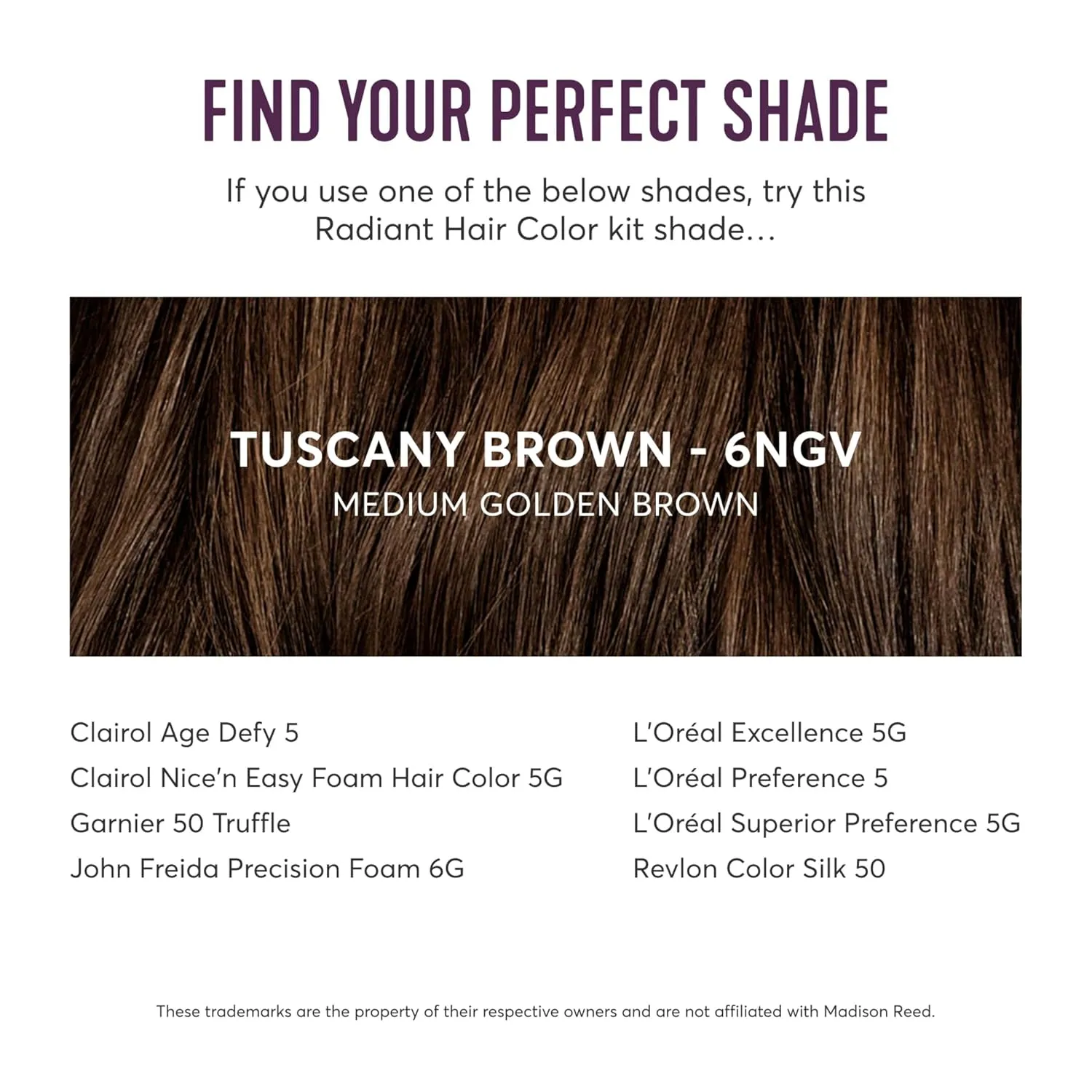 Madison Reed Radiant Hair Color Kit | 6NGV Medium Golden Brown (Tuscany Brown) for 100% Gray Hair Coverage | Salon Quality Permanent Hair Dye | PPD-Free & Ammonia-Free | (Packaging May Vary) 2 Pack