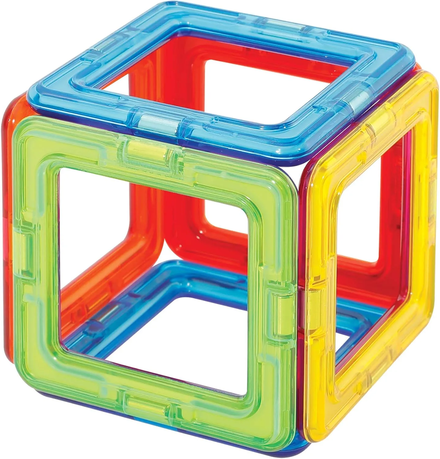 Magformers Maggy's House Set, Rainbow Colors, Educational Magnetic Geometric Shapes Tiles, Building STEM Toy Set, Ages 3 