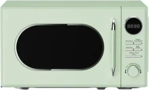 Magic Chef Countertop Microwave, Classic Retro Touch Small Appliance, 0.7 Cubic Ft, Green