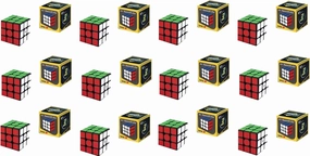 Magic Cube Game, Brain Teaser Cube Cubing Puzzle Rotational Puzzle for Kids and Adults Logic Speed Cube for Kids Activity Smooth Play Travel or Holiday Game for Kids (Lot 12)
