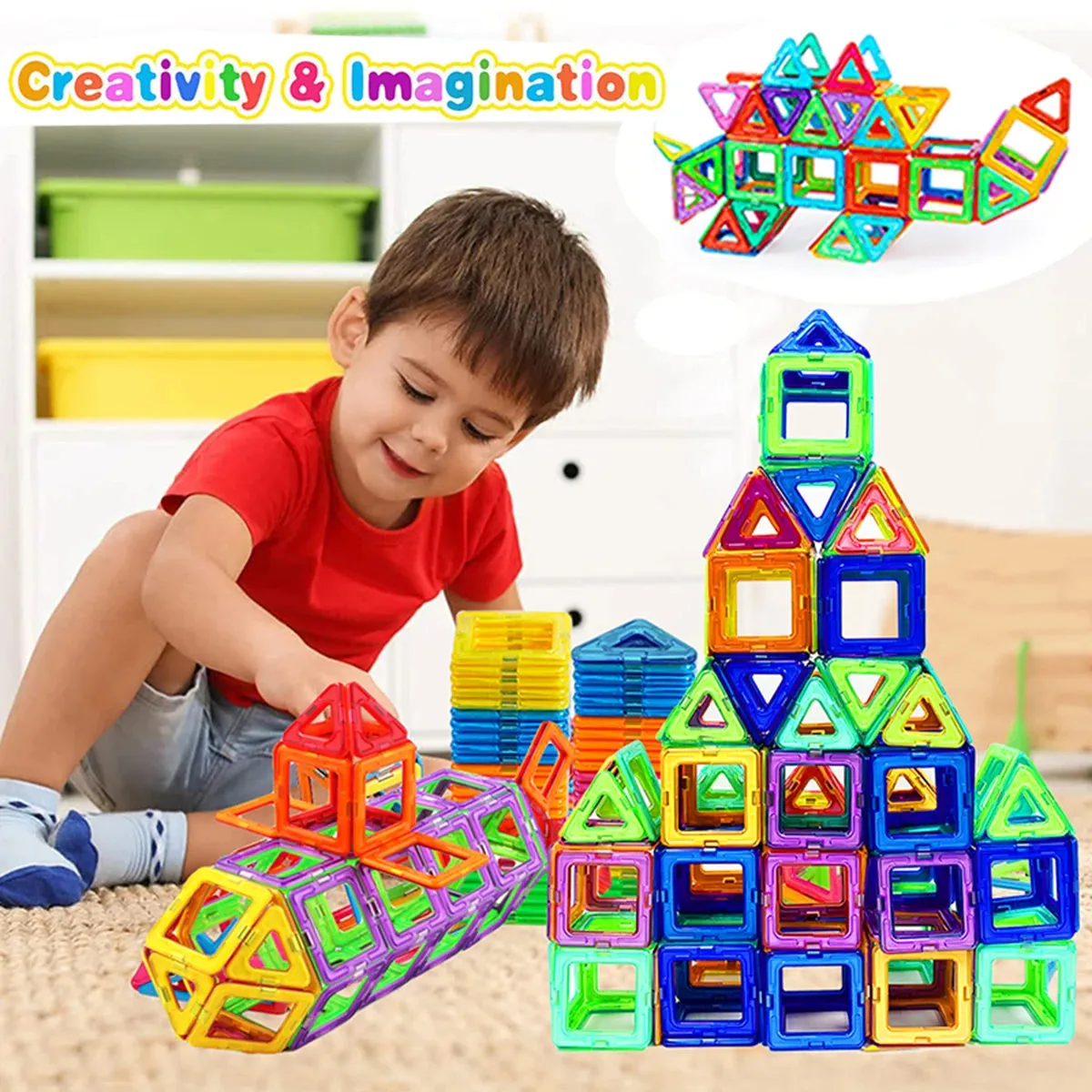 Magnetic Building Blocks for Kids