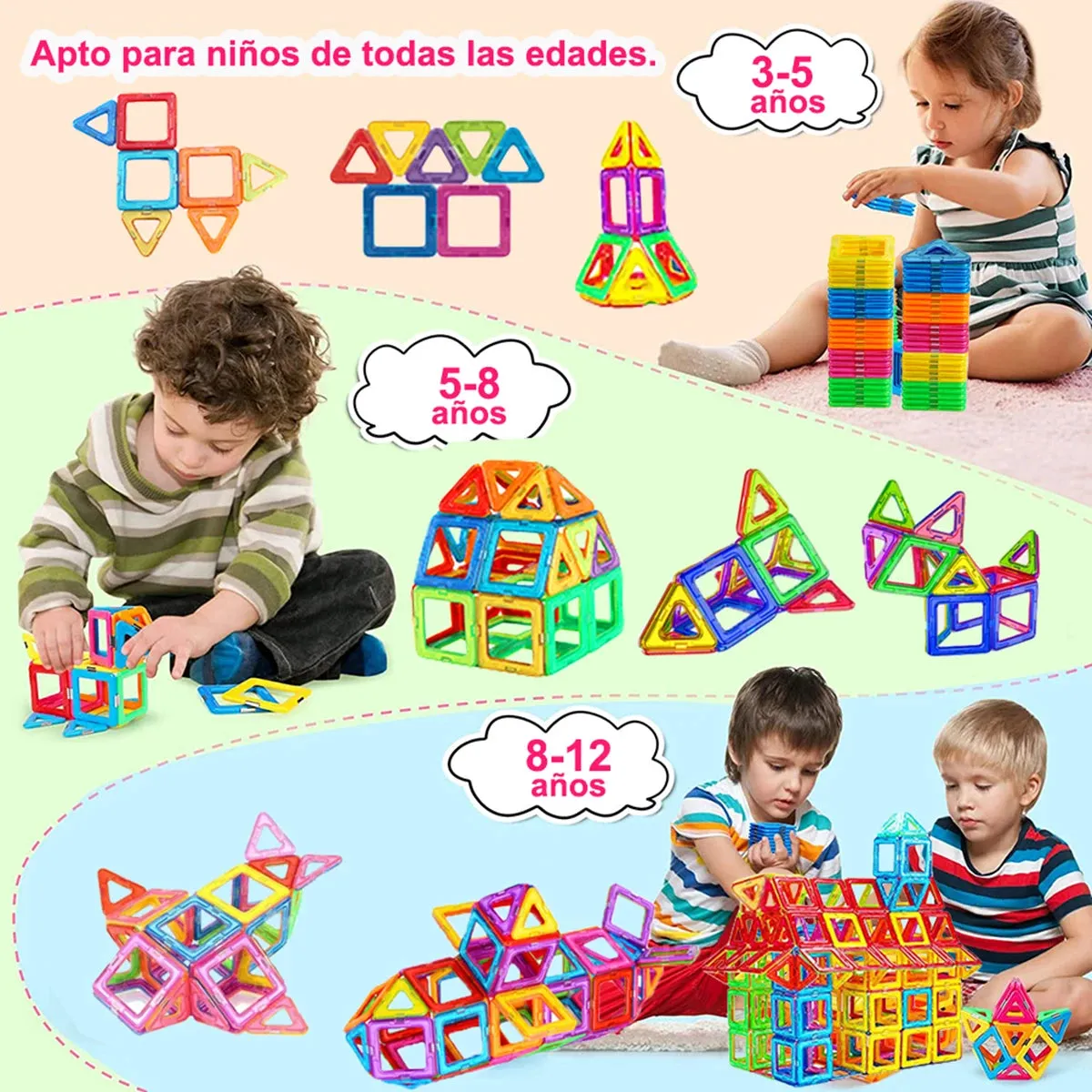 Magnetic Building Blocks for Kids