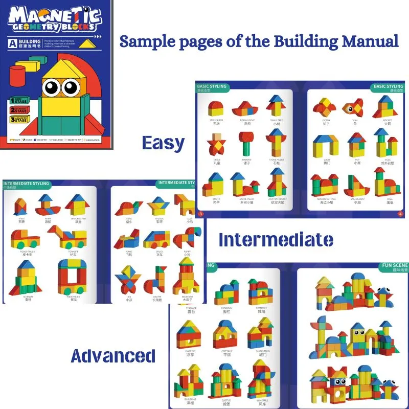 Magnetic Geometry Blocks 62pc