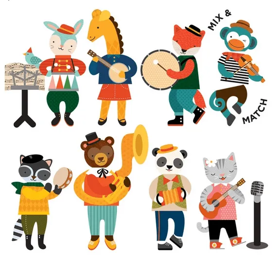 Magnetic Play Set - Animal Band