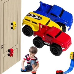 Magnetic Wall Climbing Toy Car, Emboadlie Magnetic Anti Gravity Wall Climbing Car, Zero Gravity Car Toy Wall Climbing, Boys and Gilrs Inertial Magnetic Levitation,Puzzle Decompression Toys (Yellow*1)