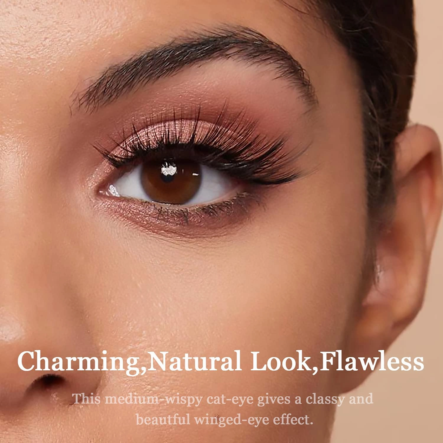 Magnetic Eyelashes Natural Look, 7 Pairs Reusable Cat-eye Full volume Magnetic Lashes with 2 Tuble Magnetic Eyeliner & Applicator,Long Lasting, Cruelty-Free,Easy to Apply