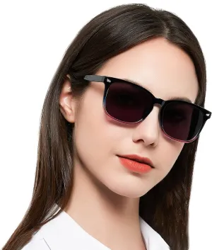 MARE AZZURO Outdoor Reading Sunglasses 1.0  Women Readers Sunglasses 1.0 1.25 1.5 1.75 2.0 2.25 2.5 2.75 3.0 3.5 4.0 (Purple, 1.00)