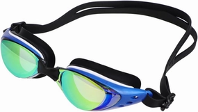 Men's Swimming Goggles Uv-proof Anti-fog Frame Adjustable for Outdoor Beach Fun Swimming Accessories