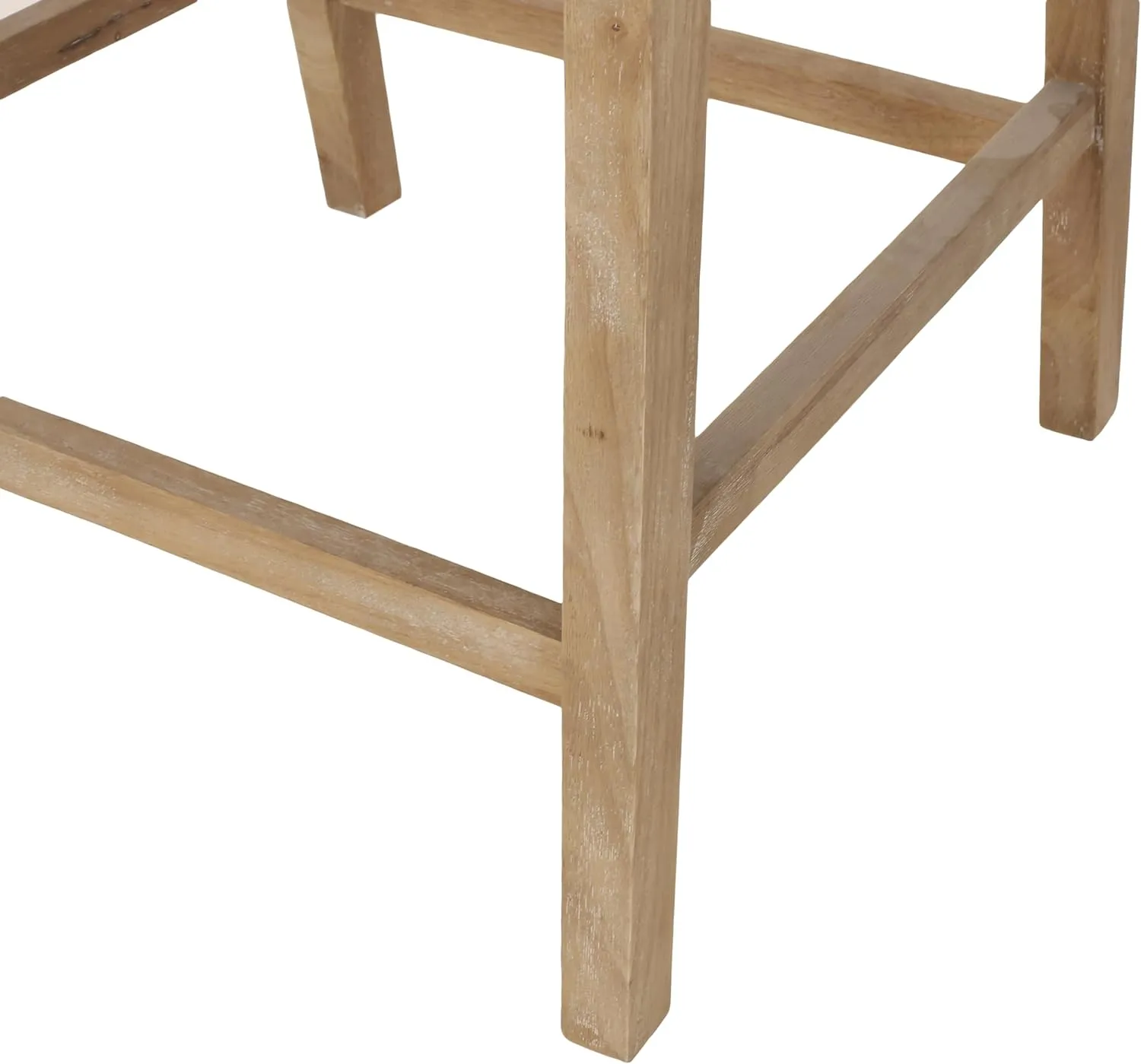 Merax 25.5" Fabric Upholstered Wood and Cane Counter Stools with Backrest,Set of 2,French Country Barstools
