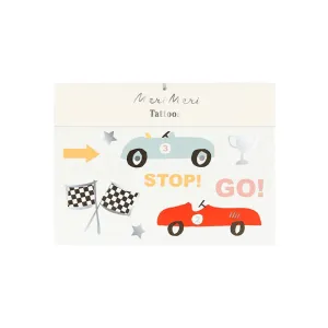 Meri Meri Race Cars Tattoos