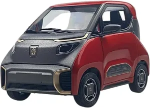 Metal Die Cast Toy Cars for Baojun E200 New Energy EV Car Model 1:18 Scale Die Cast Vehicle Souvenir Ornament Display Red Blue for Home Or Office Décor(Red)