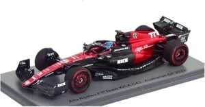 Metal Toy Vehicle 1:43 2023 Australia Station for Bottas C43 F1 Formula Spark Resin Racing Car Model Adult Collection Scale Vehicles