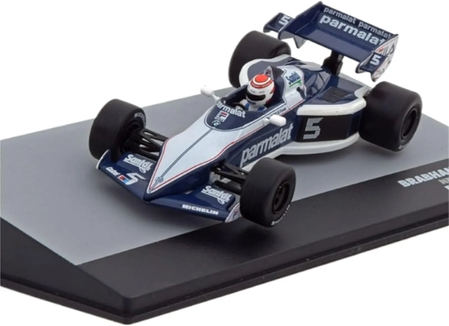 Metal Toy Vehicle 1:43 for F1 Formula Brabham BT52B Capture 1983 Simulation Alloy Racing Car Model Collection Ornaments Scale Vehicles