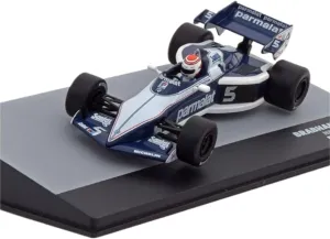 Metal Toy Vehicle 1:43 for F1 Formula Brabham BT52B Capture 1983 Simulation Alloy Racing Car Model Collection Ornaments Scale Vehicles