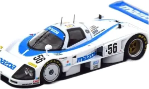 Metal Toy Vehicle Alloy Car Model for Mazda 787 Lemans Le Mans Racing 1991 Vehicle Collection Toys 1/43 Scale Vehicles