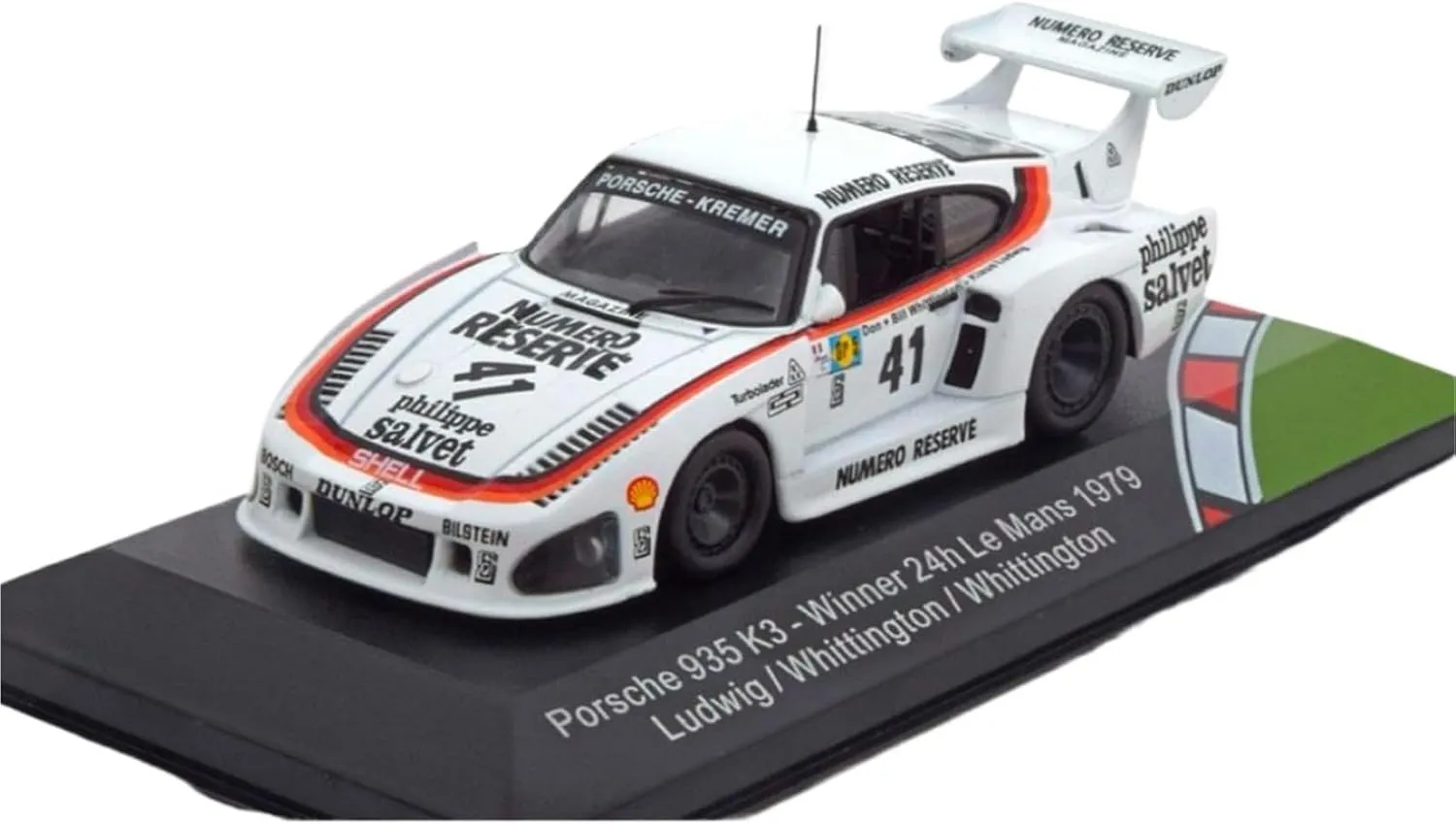 Metal Toy Vehicle Alloy Car Model for Porsche 935 K3 Le Mans 1979 Racing Vehicle Collection Ornament Toy 1/43 Scale Vehicles