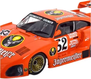 Metal Toy Vehicle Alloy Rally Car Model 1:18 for Porsche 935 K4 2000 Nordschleife 1981 Metal Vehicle Collectible Scale Vehicles