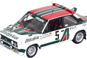Metal Toy Vehicle Alloy Rally car Model for Fiat 131 Abarth 1978 Metal Vehicle Toy Collection Ornament 1/43 Scale Vehicles