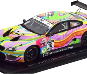 Metal Toy Vehicle Alloy Rally Car Model Spark for BMW M6 GT3 2020 Metal Vehicle Toy Collection Ornament 1/43 Scale Vehicles