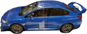 Metal Vehicles Toys 1:18 for Impreza WRX STi 2018 Custom Sports Car Alloy Model Display Desktop Decoration Collection Home Or Office Décor