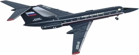 Metal Aircraft Model 1/400 for Russian Navy TU134-UBL Crew Trainer Model Alloy Collection Model Military Enthusiast Display Aviation Enthusiasts