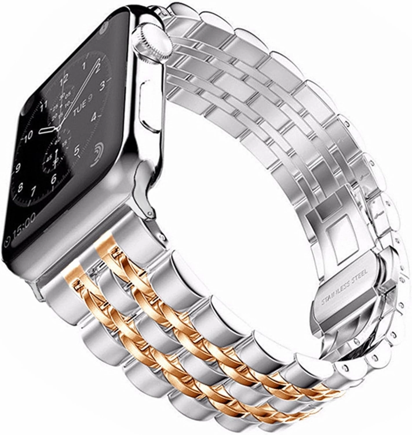 Metal Watch Band Quick Release Wristband Stainless Steel 22mm 20mm Universal Wristband Men Women Smart Watch Quartz Watch Accessories