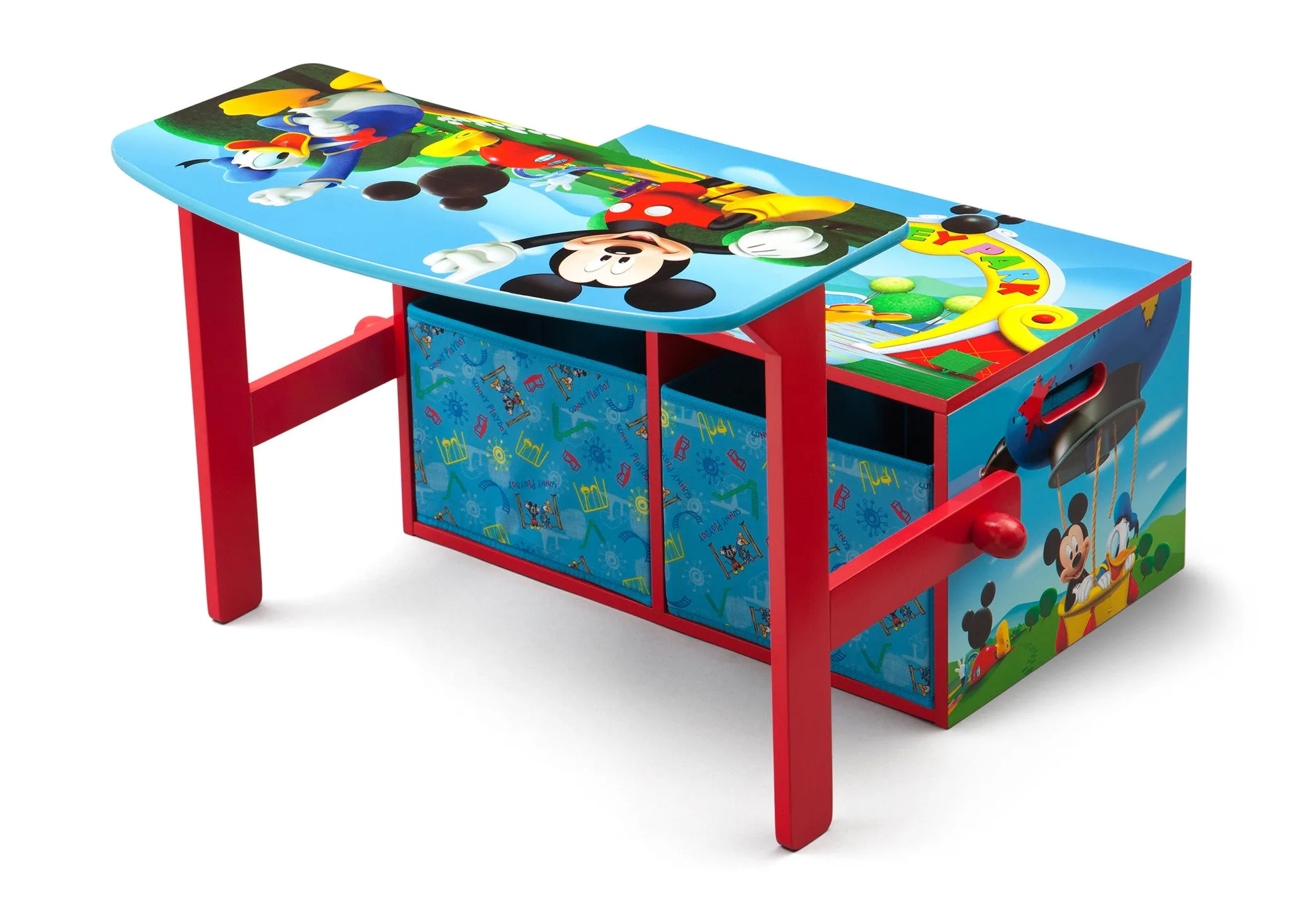 Mickey Mouse 3-in-1 Storage Bench and Desk