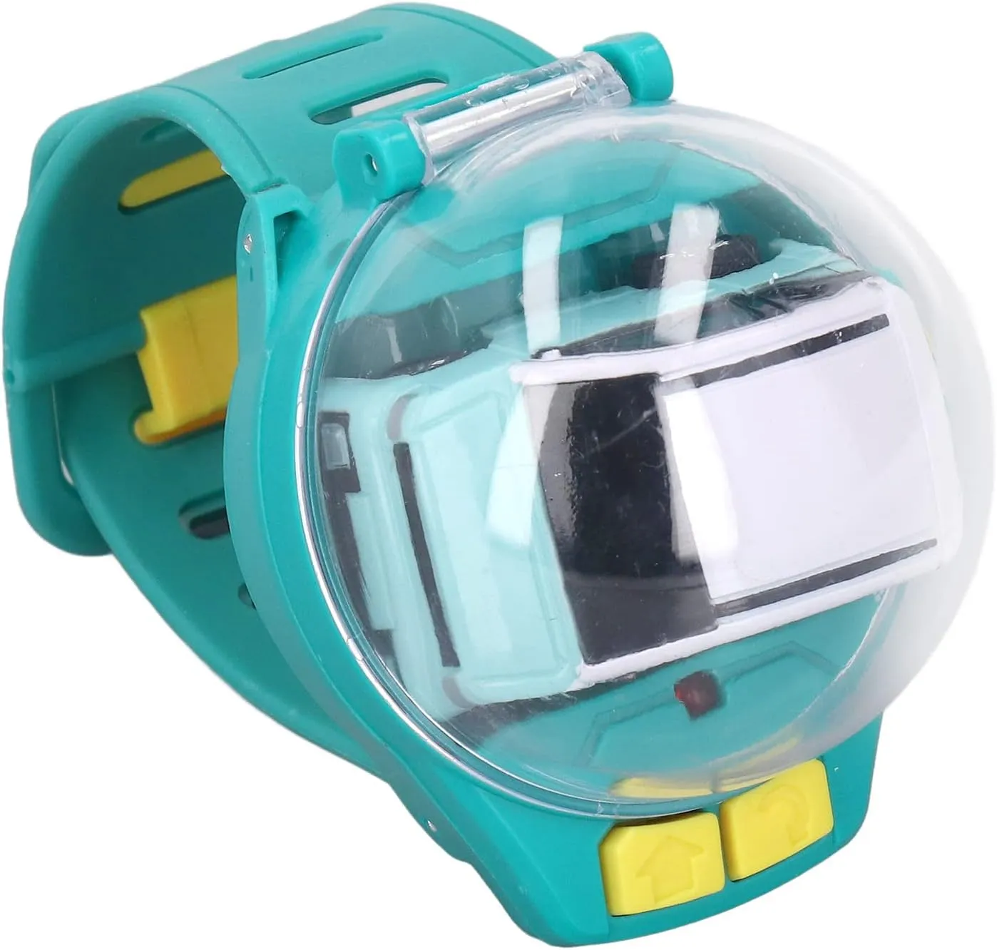 Mini Remote Control Car Watch Toys Detachable USB Charging Wrist Racing Car Watch for Boys and Girls Birthday Gift Racing Car Watch Toy Mini (Green)