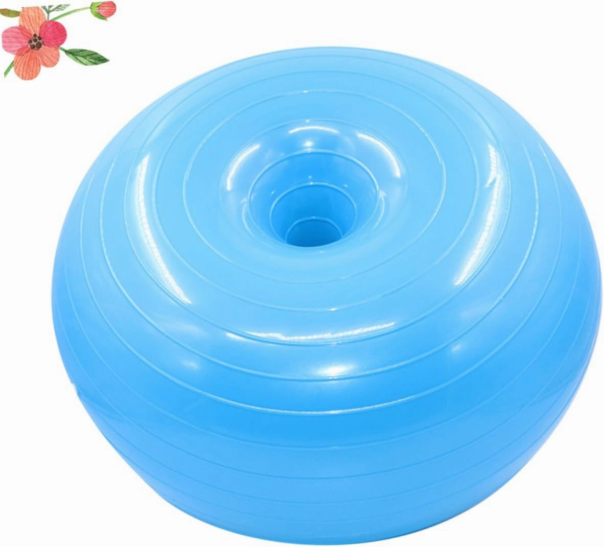 Mini Donuts Balance & Stability Fitness Exercise Explosion-Proof Ball - PVC Material, Perfect for Yoga & Barre