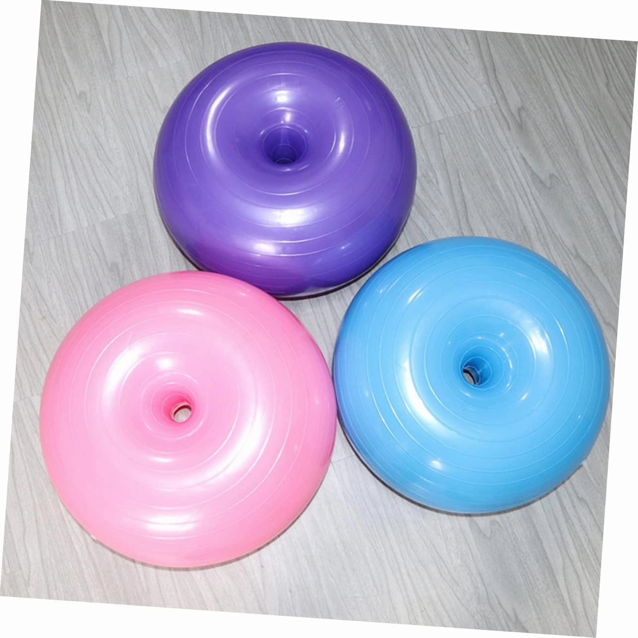 Mini Donuts Balance & Stability Fitness Exercise Explosion-Proof Ball - PVC Material, Perfect for Yoga & Barre
