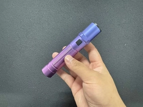 Mini Self-Defense Light – High-Power, Compact Rechargeable LED Light with Colorful Aluminum Body, Portable Personal Protection Tool (Pink B)