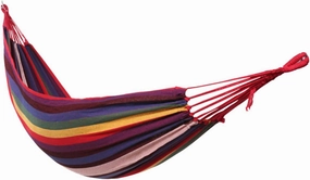 Mipcase 1Pc Outdoor Hammock Colorful Thickened Canvas Swing Hammock for Camping Hiking and Relaxing Durable and Easy to Assemble for Outdoor Leisure Activities