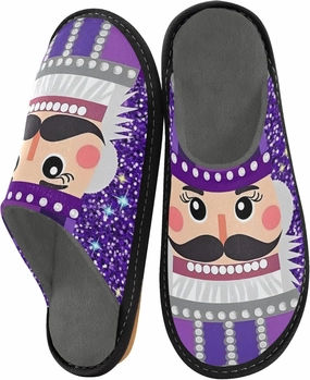 MNSRUU Fuzzy Slippers House Slippers for Women Men Gnomes Rose Black Plush Warm Slippers Winter Soft Slippers Bedroom Shoes Plush Lining Indoor Non-slip