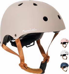 MomnLittle Kids Bike Helmet with Quick Pinch-Free Magnetic Buckle CPSC Certified Bike Helmet for Toddler Boys and Girls
