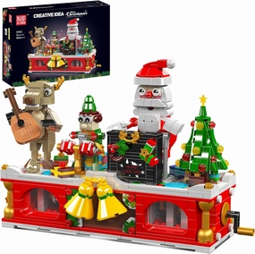 Mould King Christmas Building Blocks kit, Christmas Tree Model for Xmas, Holiday STEM Toys Gift for 8  Kids, Build Set for Adults
