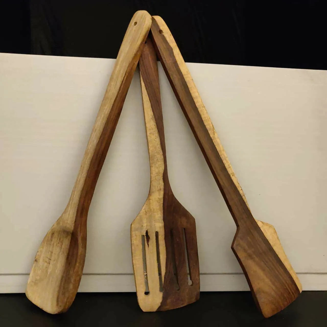 Multispace Wooden Spoon Set: 3-Pcs