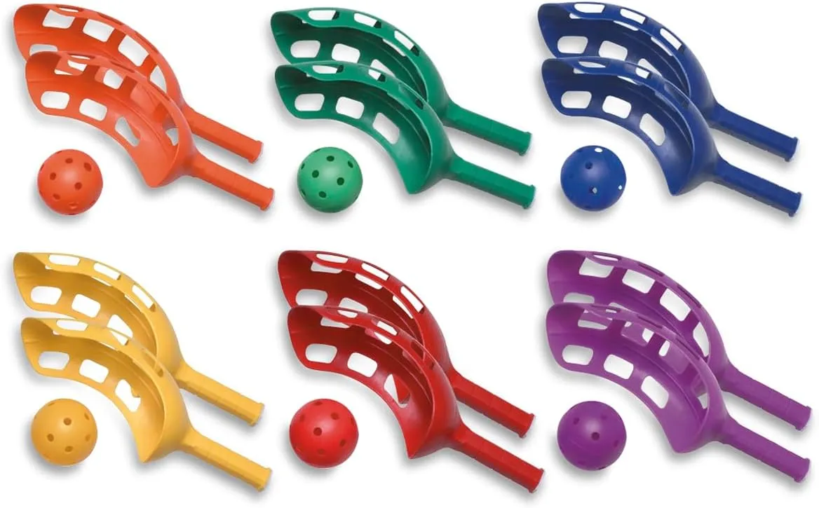 Nasco PE04242 Scoop Ball Set, 6 Assorted Colors