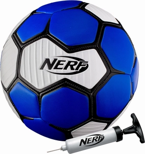 NERF Proshot Kids Soccer Balls - Size 3, 4   5 Indoor   Outdoor Youth Soccer Balls   Air Pump Set