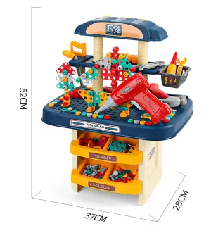 No Brainer Children's Creative Double-Sided Tool Bench Set