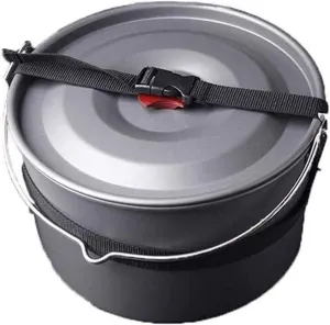 Nonstick Kitchen Cookware Set Cooking Pot Pans Set Lightweight Camping Cookware Outdoor Portable Cooker Large Single Pot Large Hanging Pot Large Picnic Camp Pot 8L, Luxury Kitchenware Set