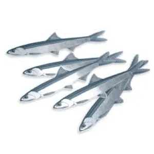 Omer Shiny Blue fish sticker