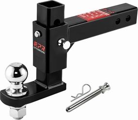 OPENROAD Adjustable Trailer Hitch Ball Mount Fits 2-Inch Receiver, 2’’ Ball 7500LBS, 7 1/2" Drop/ 6 1/4" Rise Drop Hitch, Hitch for Heavy Duty Truck with Stainless Steel Pins