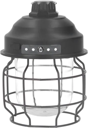 Outdoor Camping Lantern Portable Handheld Rechargeable Power Saving Adjustable High Brightness LED Beads Retro Camping Ambient Light for Travel