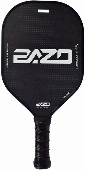 Paddles – Professional Pickleball Paddles 14MM & 16MM Pickleball Paddle with Fiberglass Surface – with Anti-Grip Handle, Edge Shield Black/White/Pink