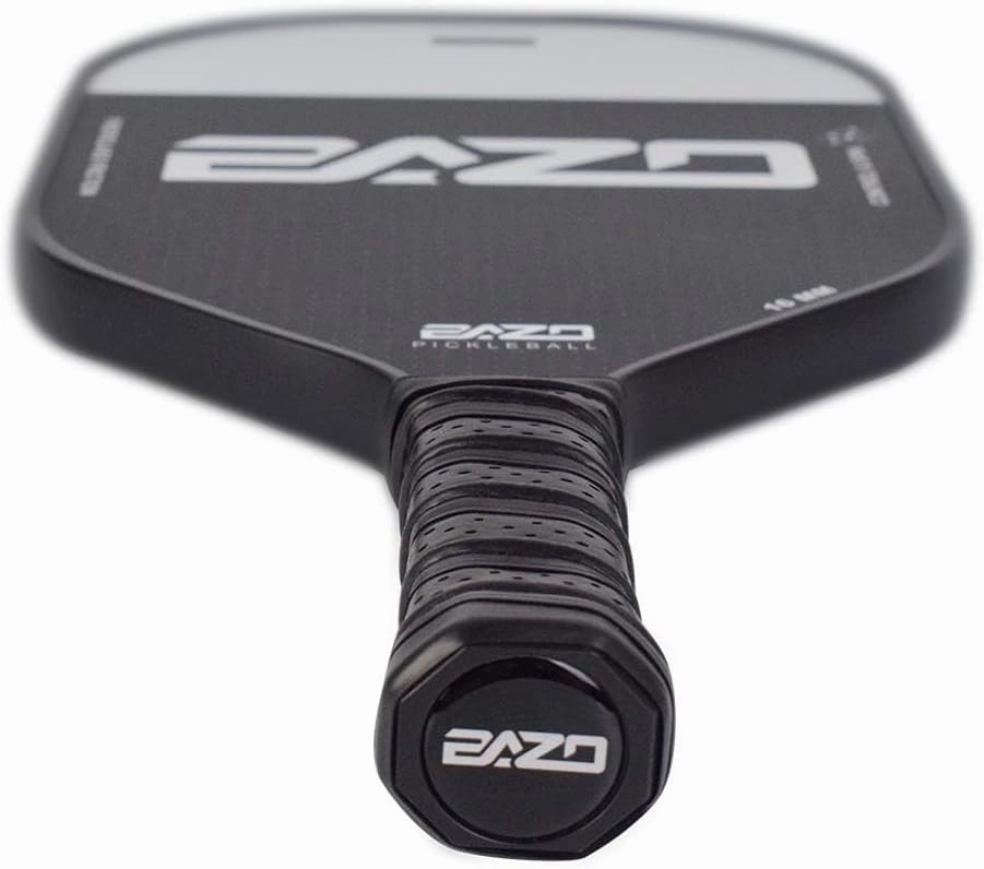 Paddles – Professional Pickleball Paddles 14MM & 16MM Pickleball Paddle with Fiberglass Surface – with Anti-Grip Handle, Edge Shield Black/White/Pink