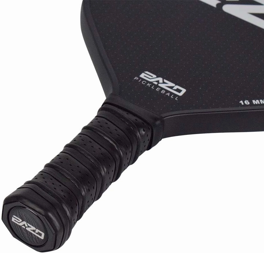 Paddles – Professional Pickleball Paddles 14MM & 16MM Pickleball Paddle with Fiberglass Surface – with Anti-Grip Handle, Edge Shield Black/White/Pink