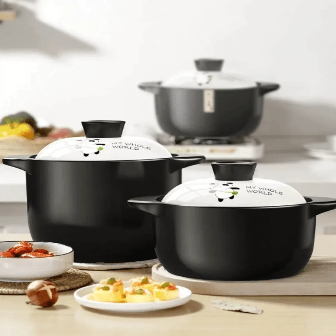 Panda Design Non-stick Frying Pan - Japanese Style Cookware