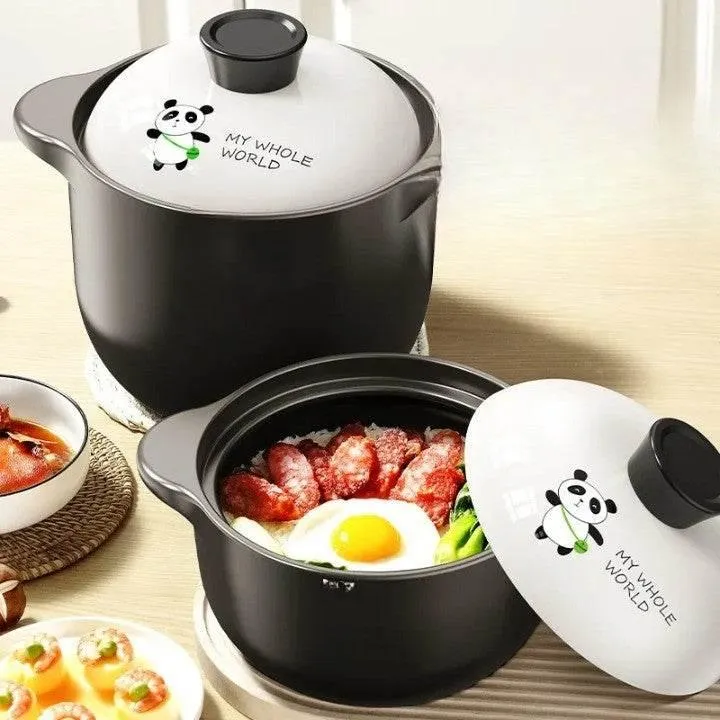 Panda Design Non-stick Frying Pan - Japanese Style Cookware