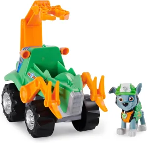 Paw Patrol, Dino Rescue Rocky’s Deluxe Rev Up Vehicle with Mystery Dinosaur Figure